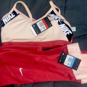 2 Piece Nike Pro Workout Set - Women’s Size: M/L